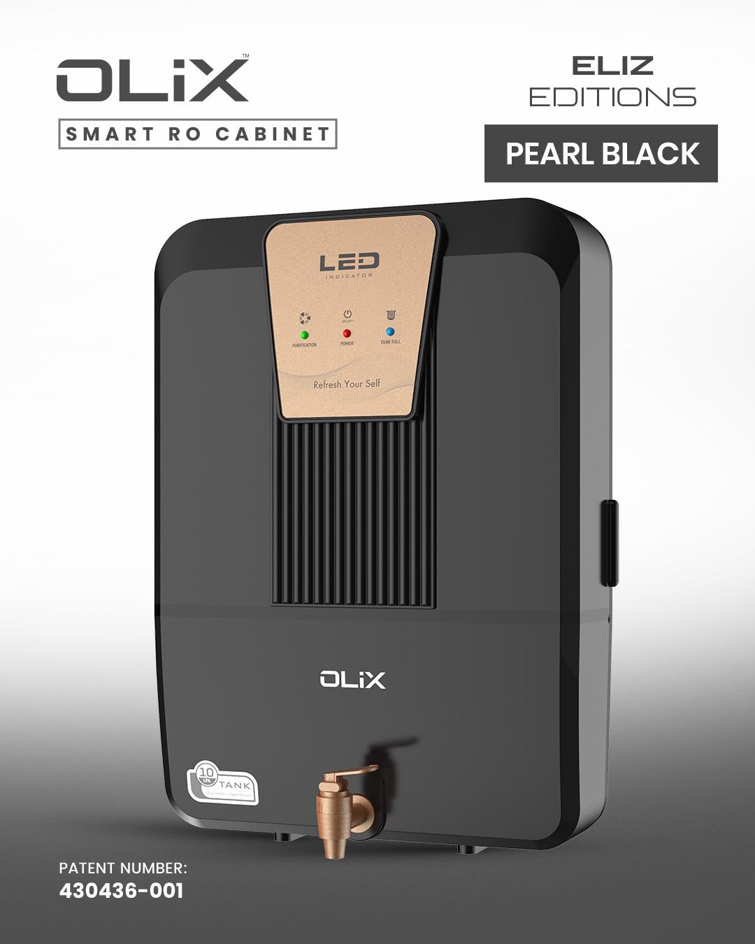 OLIX Smart RO Cabinet – ELIZ Edition